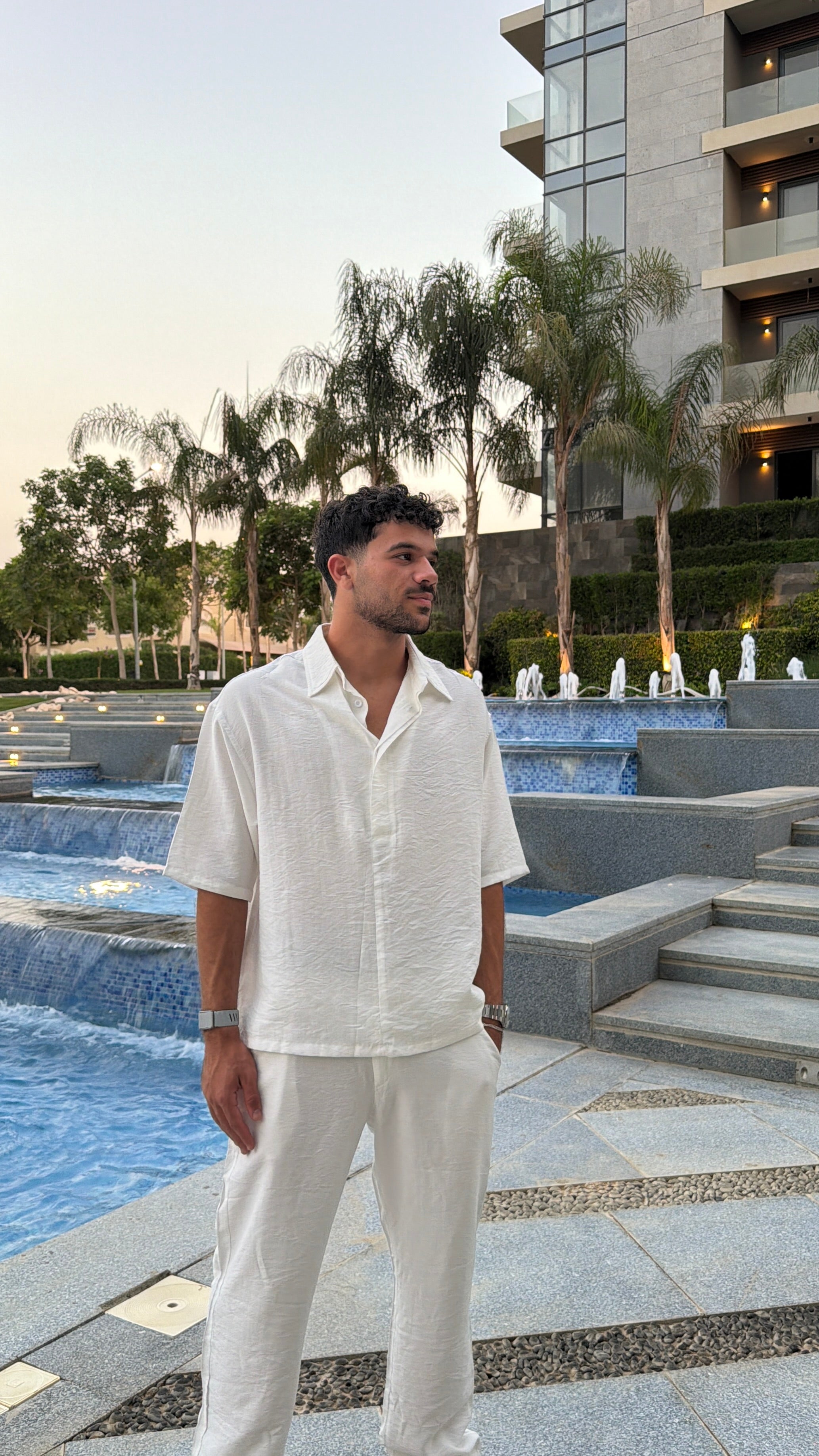 White Linen Shirt