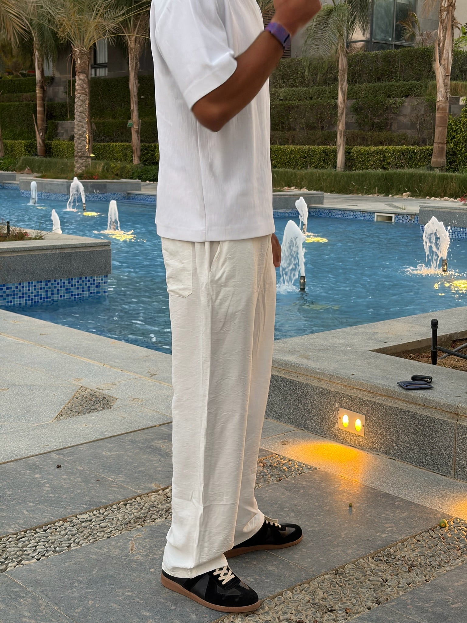 White Linen Pants