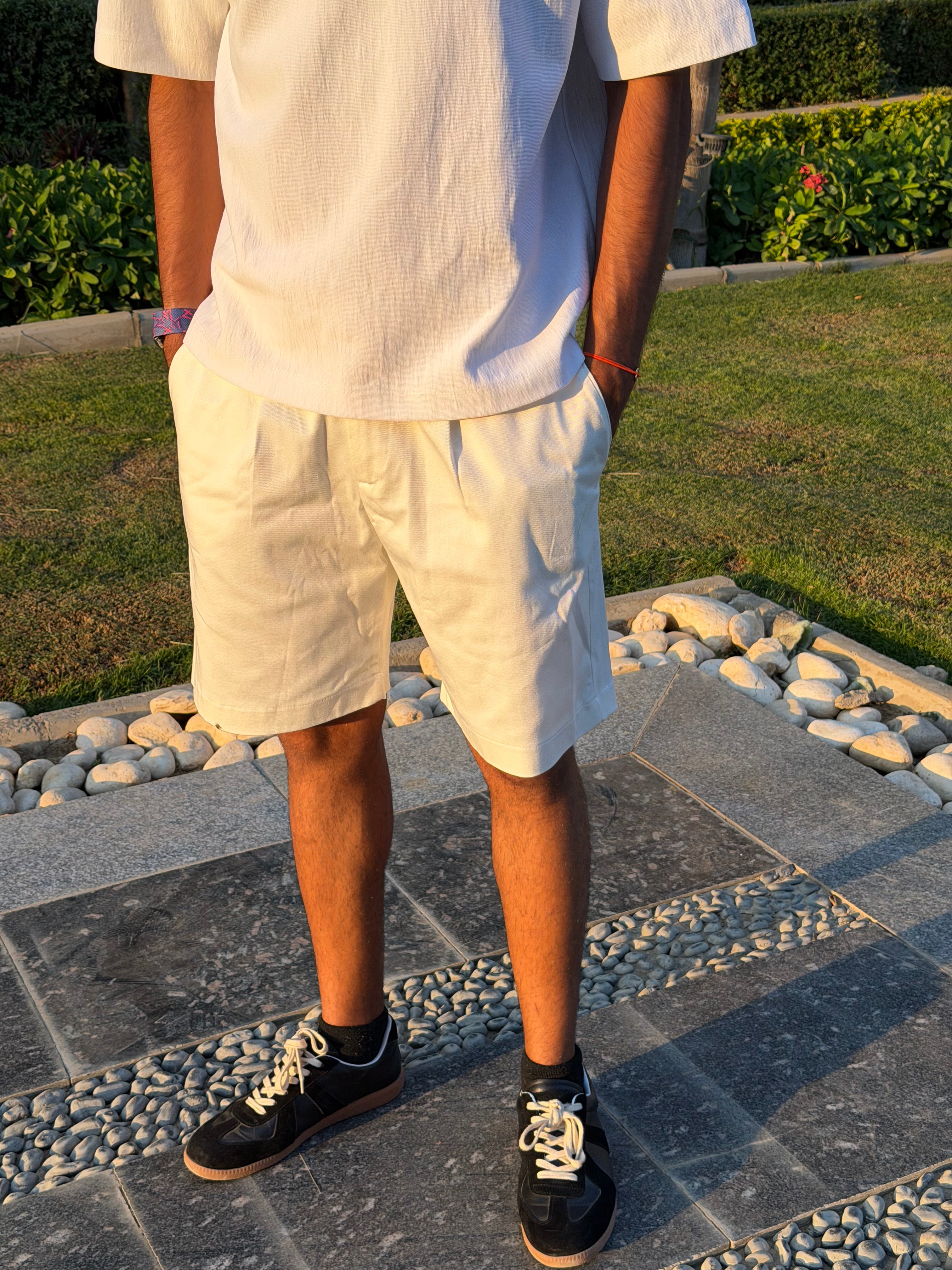 Seashell Pleated Shorts