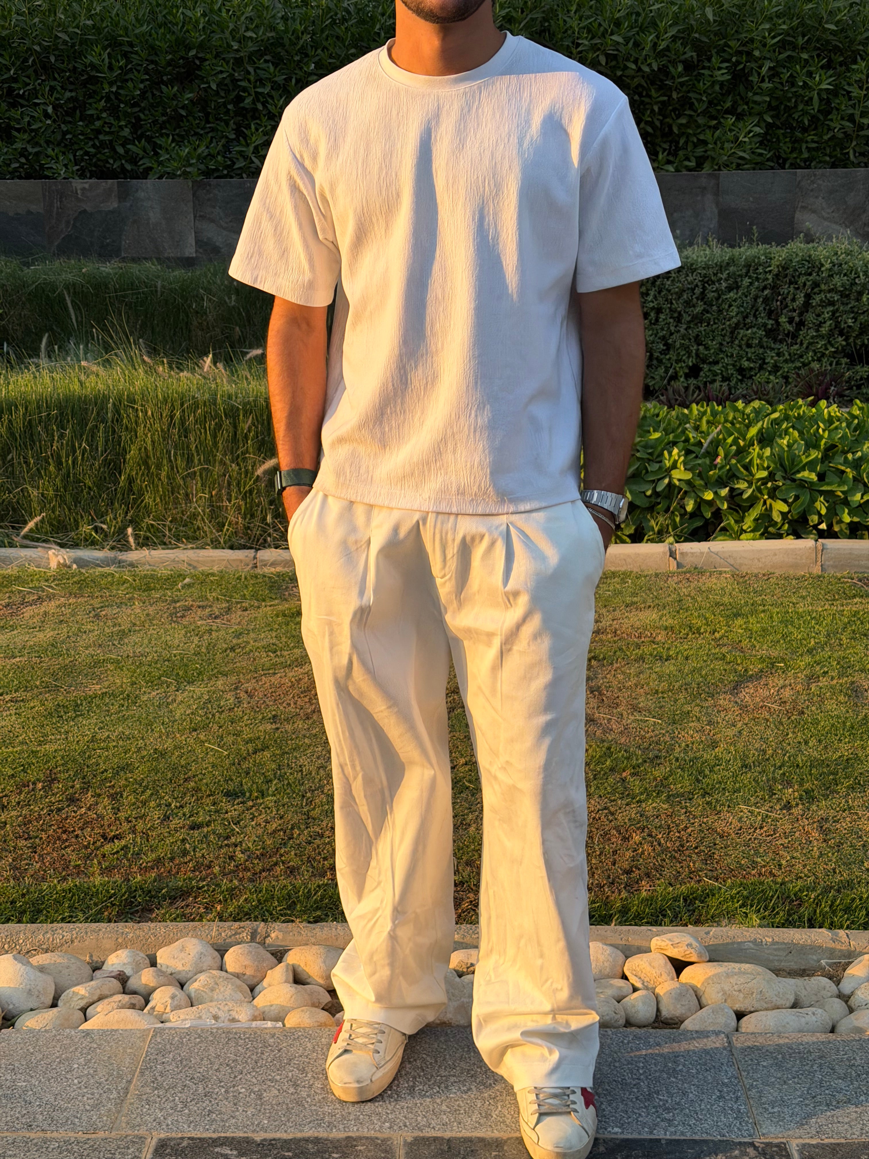 Seashell Pleated Pants