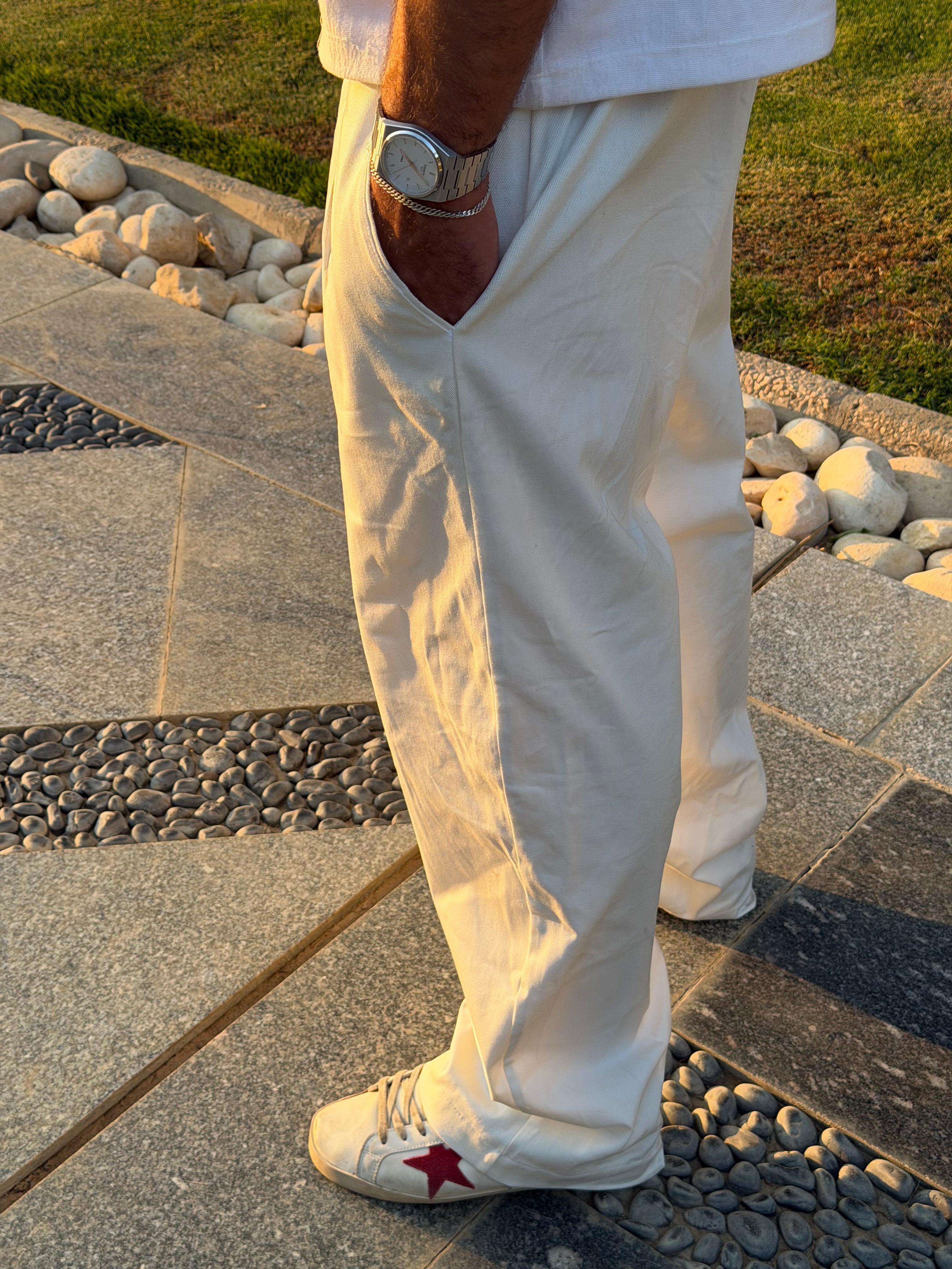 Seashell Pleated Pants