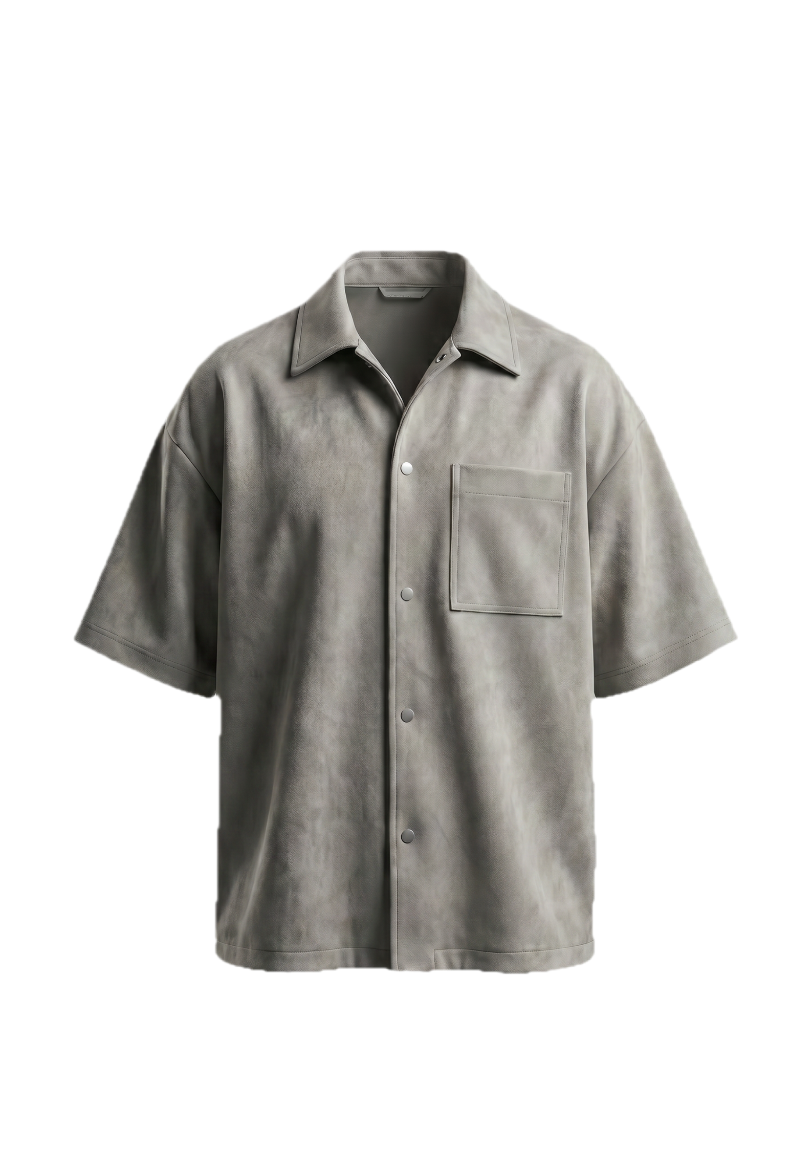Washed beige Morano Leather Overshirt ( Best Seller )