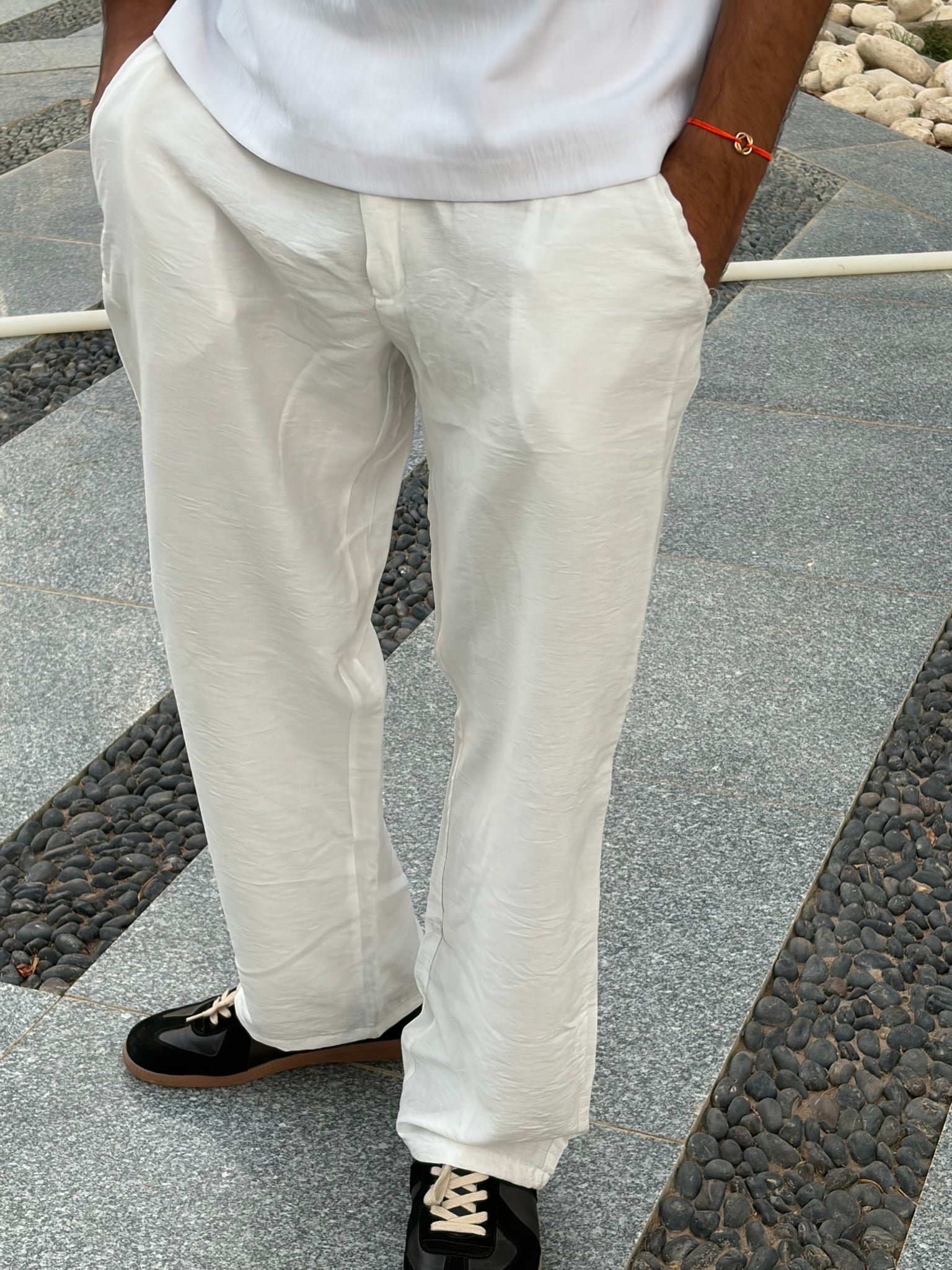 White Linen Pants