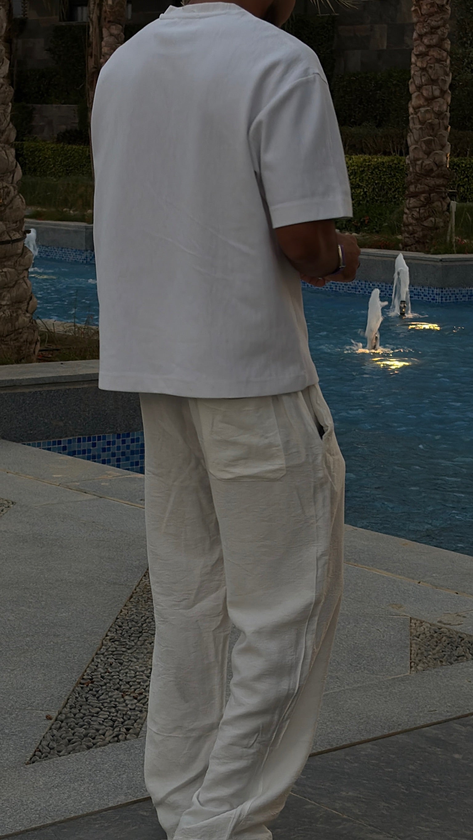 White Linen Pants