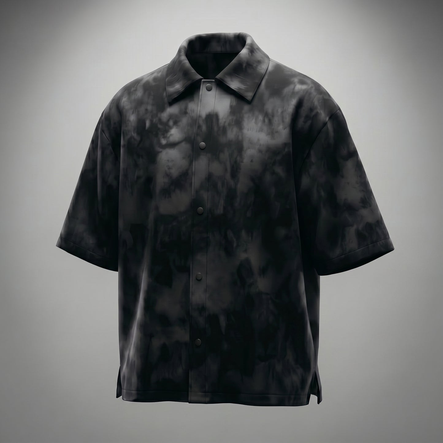 Washed Black Morano Leather Overshirt [ Best Seller ]