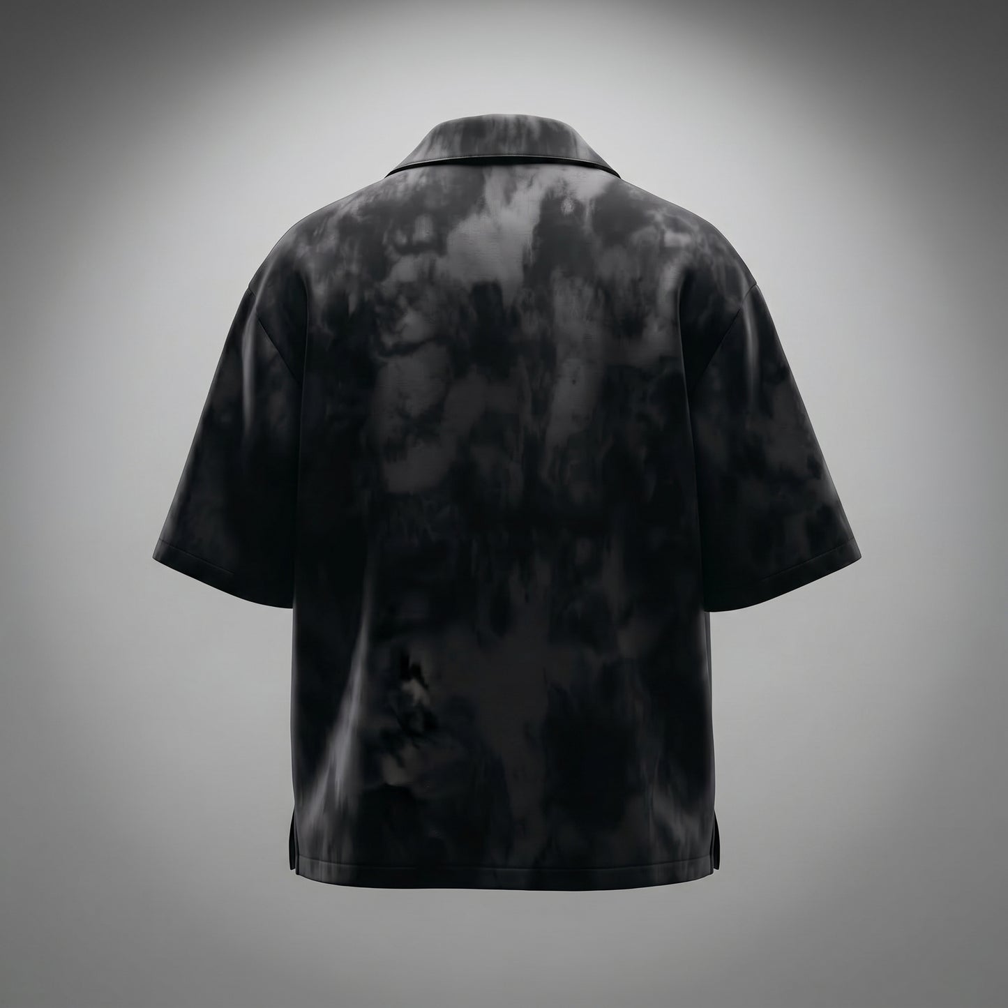 Washed Black Morano Leather Overshirt [ Best Seller ]